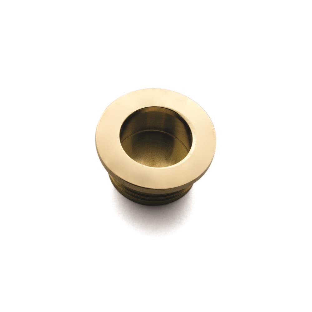 CP-150 Pull - A product photo of brass hardware on a white background