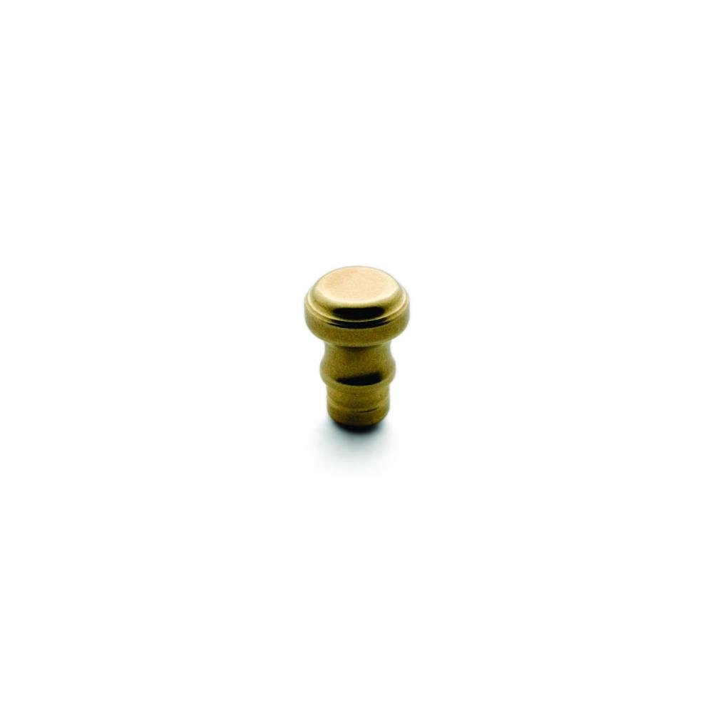 MC-422 Knob - A product photo of brass hardware on a white background