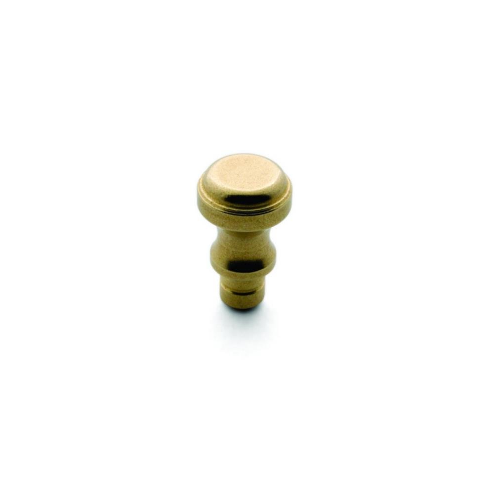 MC-428 Knob - A product photo of brass hardware on a white background